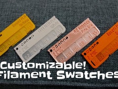 Customizable Filament Swatch (Filament test)