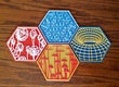 Two-Piece Stacking Hexagon Coaster