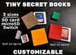 Customizable Tiny Secret Books